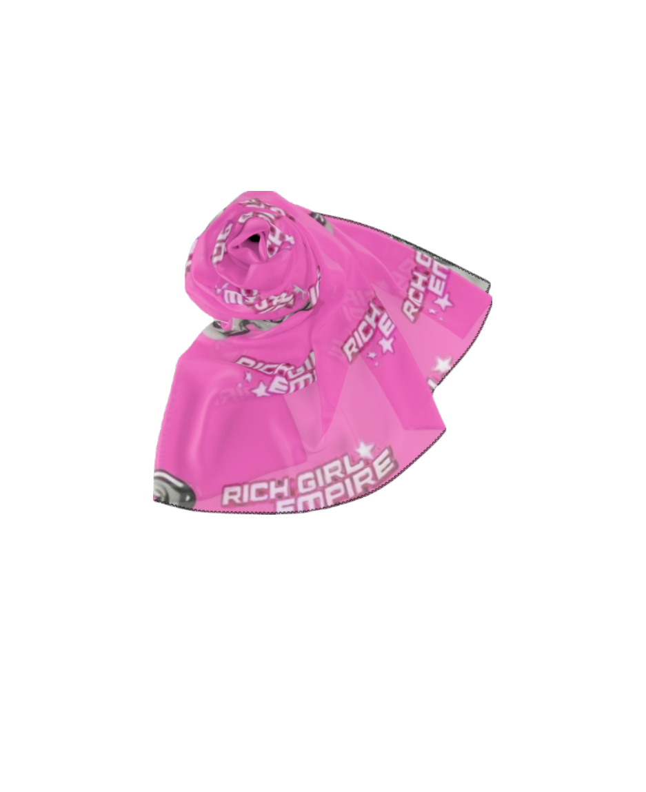 RICH GIRL SCARF PINK