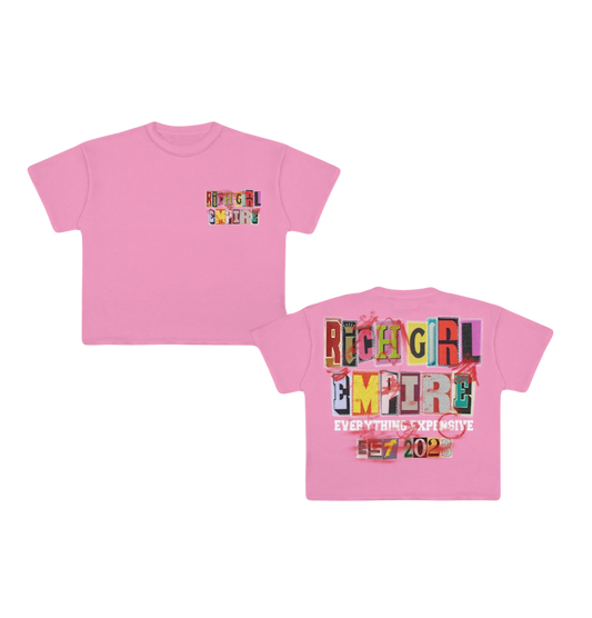 Pink Rich Confetti Graphic $